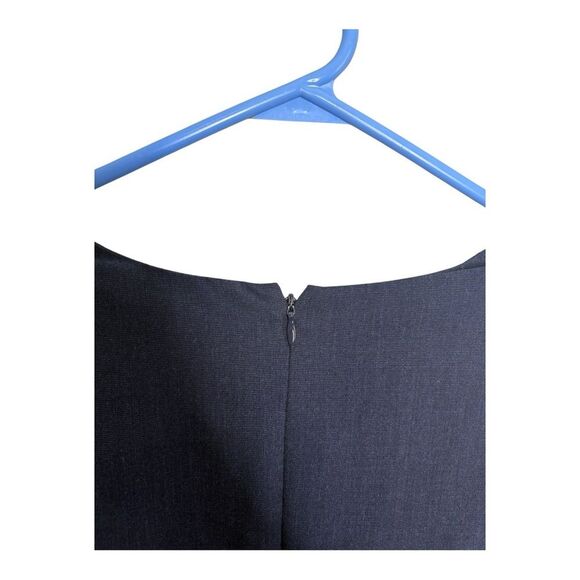 Ann Taylor Factory Stretch Dress Cap Sleeve Fresh Navy Size 4 - Picture 4 of 6